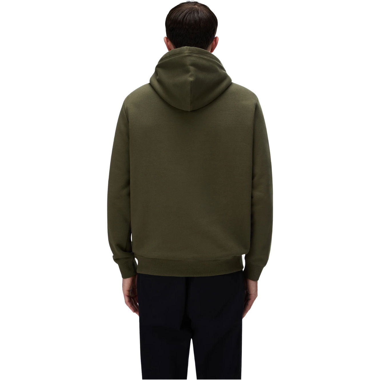 2026 Napapijri Mens Box Logo Hoodie NP0A8BLTG1F - Olive Night